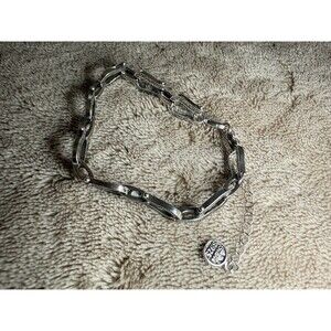 Genuine 925 Sterling Silver Link Bracelet Adjustable Chain Artisan Design